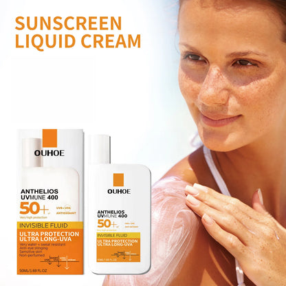 SPF 50+ Sunscreen – Invisible, Waterproof & Hydrating (50ml)