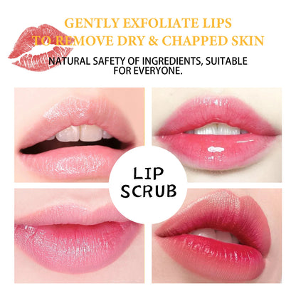 EELHOE Lip Scrub Orange Exfoliating, Moisturizing and Nourishing Care, 30g