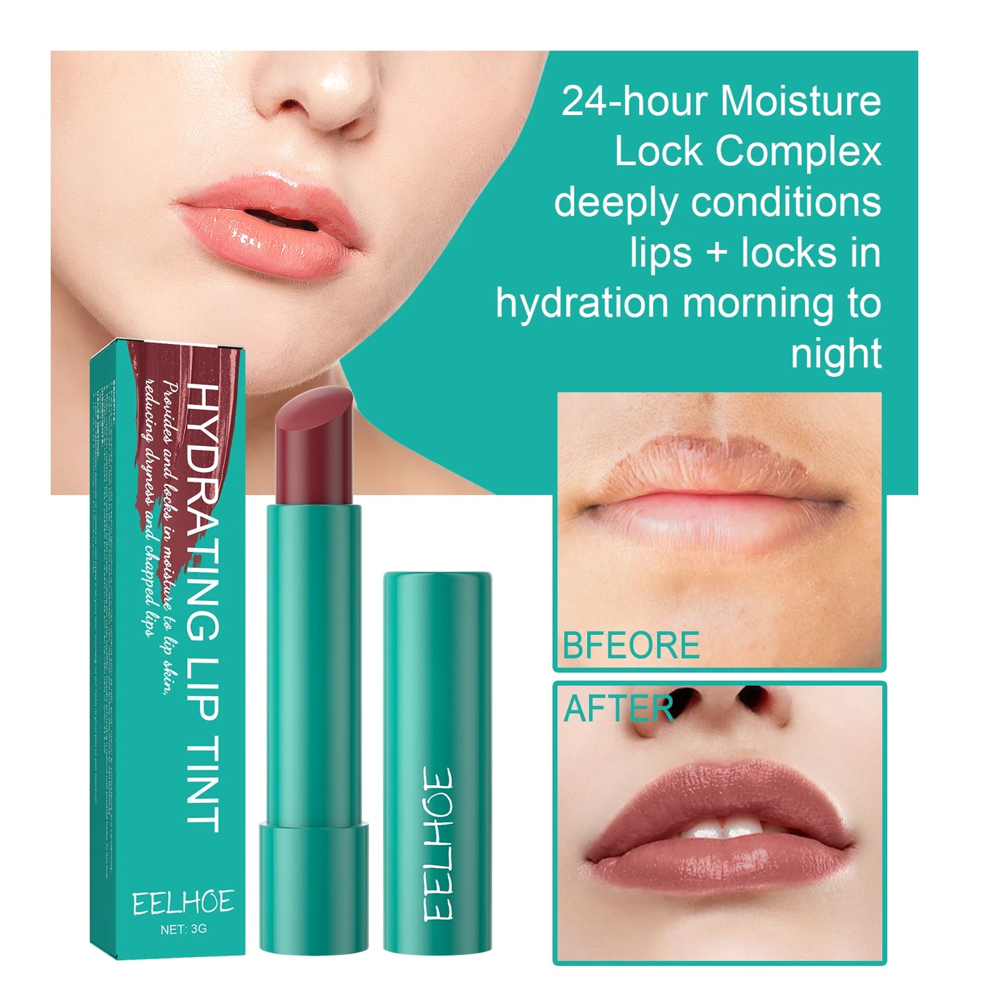 Thrive Hydrate Shine Lip Tint Moisturizing, Glossy, Vibrant Color, Lightweight
