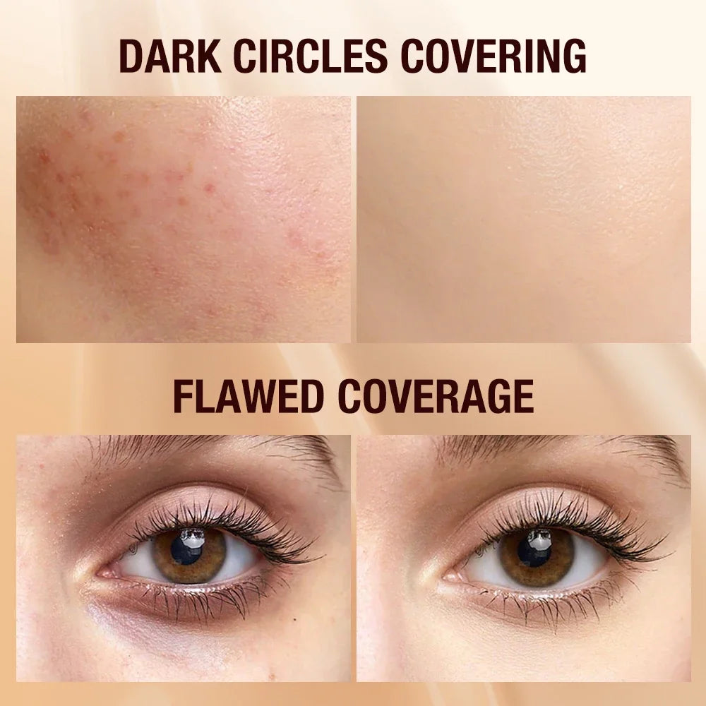 Full-Coverage Cream Concealer Dark Circle Corrector, Waterproof & Brightening 5g
