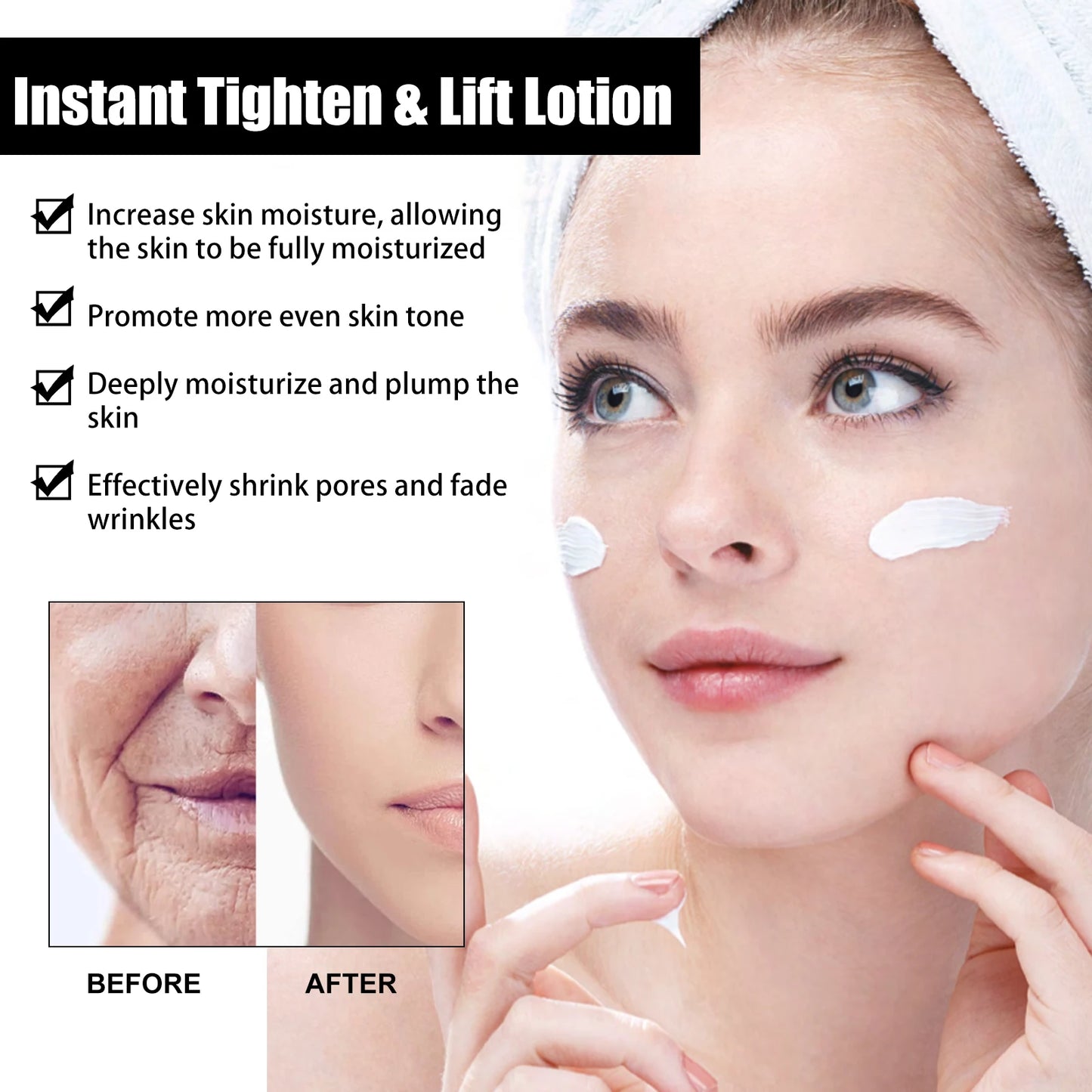 EELHOE Tightening & Lifting Cream Firming, Anti-Wrinkle and the Hydrating, 30ml