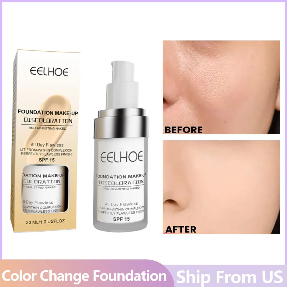 EELHOE Coverage Matte Foundation Waterproof & Long-Lasting 30ml