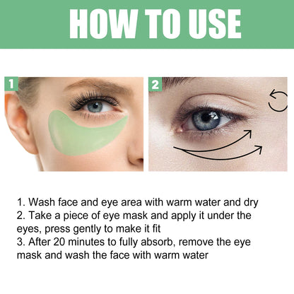 Aloe Vera Under-Eye Patches Reduces Puffiness and Dark Circles, 30 Pairs