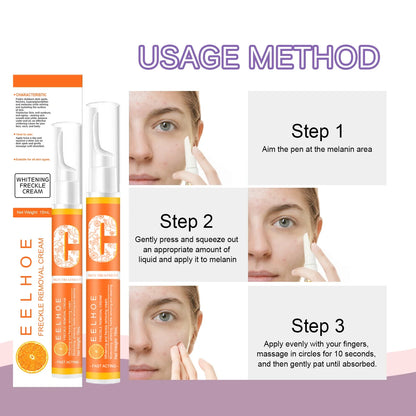 Multi-Action Vitamin C Spot Fading Pen for Women Brightening, Anti-Aging and Acne Care