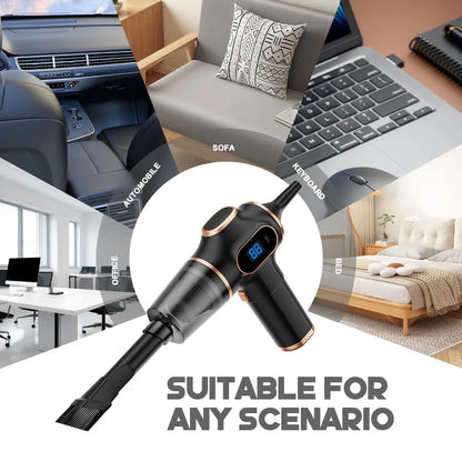 Portable Wireless Car & Home Vacuum Cleaner – High-Power Mini Cleaner for Sofa, Carpet & Office