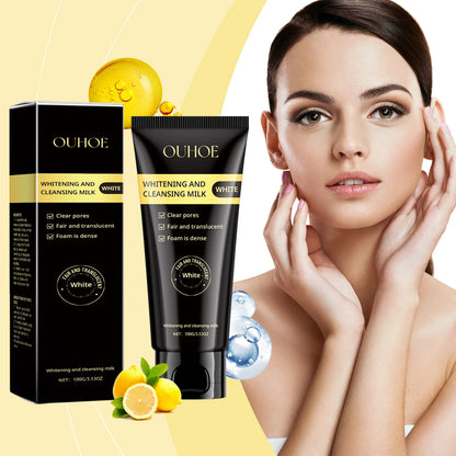 OUHOE Whitening & Cleansing Milk Brightening and the Gentle Face Cleanser, 100g