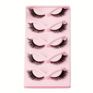 Lightweight Synthetic False Lashes Tail Design, Comfortable and Reusable