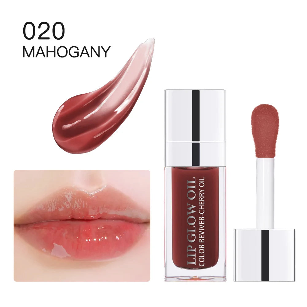 Moisturizing and Hydrate Lip Glow Oil Nourishing, Non-Sticky, Glossy Shine Formula