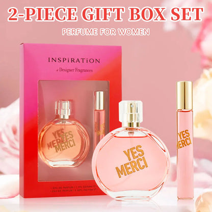 YES MERCI Eau de Parfum Gift Set Elegant, Long-Lasting and Travel-Friendly
