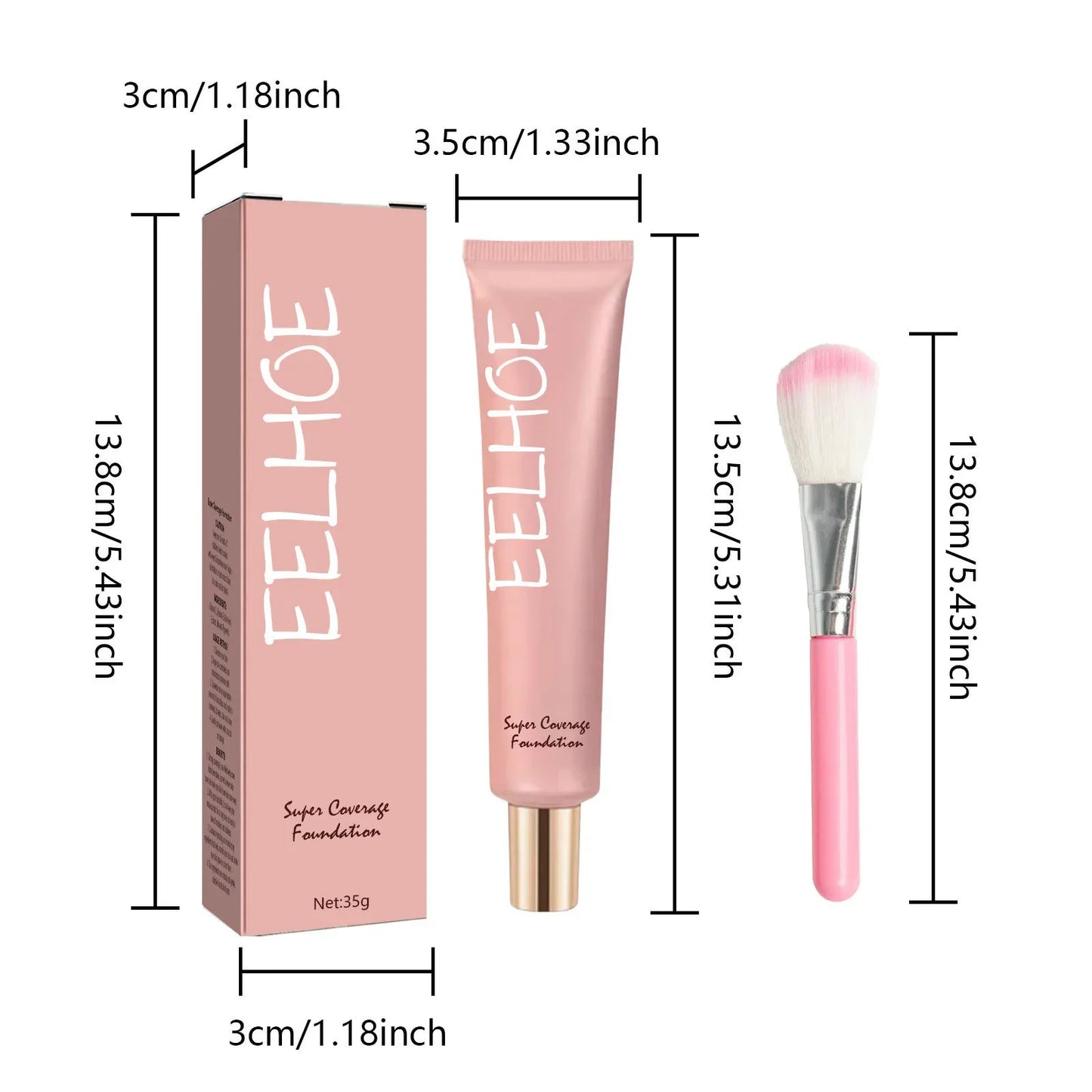 EELHOE High-Coverage Concealer Hydrating, Brightening & Long-Lasting 35g