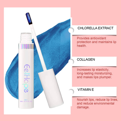 EELHOE Peel-Off Matte Lipstick Long-Lasting, Smudge-Proof, Vibrant Color