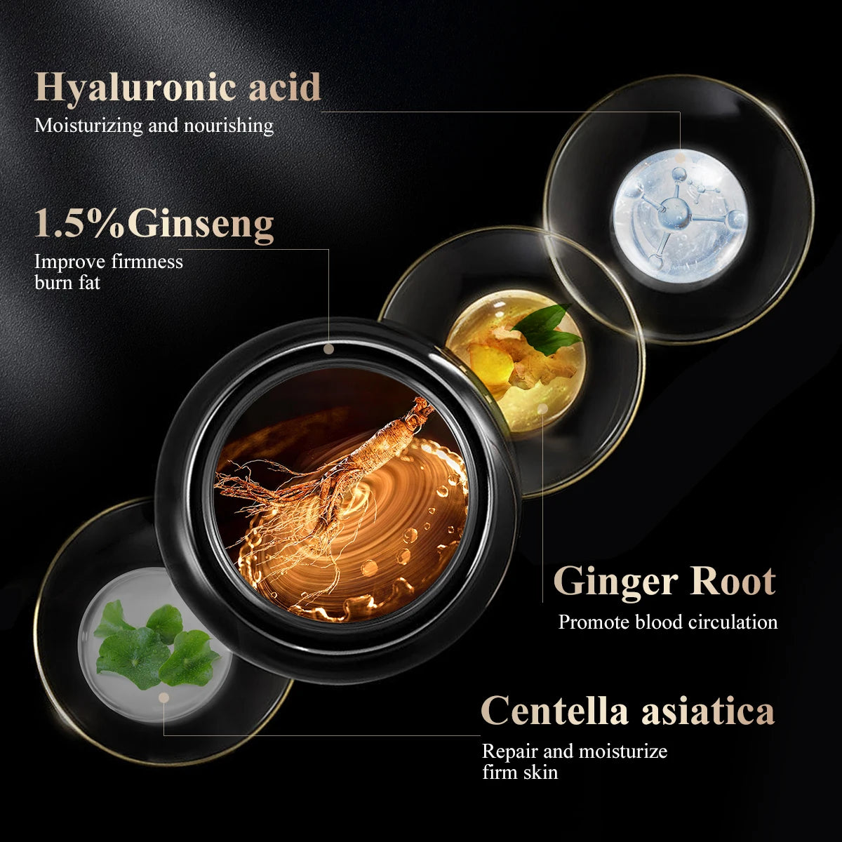 OEDO Hyaluronic Acid and Ginseng Body Cream Moisturizing and Firming