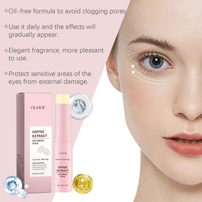 Energizing Eye Balm with Coffee Extract Reduces Puffiness and the Dark Circles