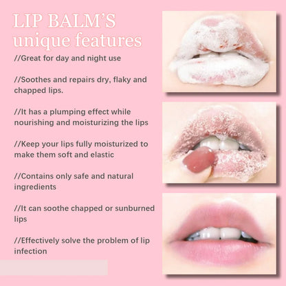 EELHOE Foaming Herbal Lip Balm Hydrating, Nourishing, Lightweight Formula