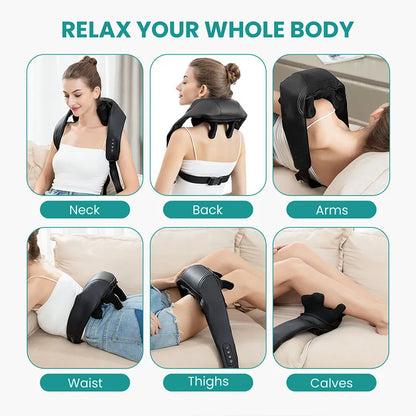 Nekteck Wireless Neck and Back and Shoulder Massager Cervical Relief