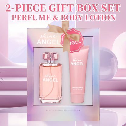 Shine Angel Perfume and Lotion Gift Set Fragrant, Moisturizing and Elegant
