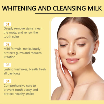 OUHOE Whitening & Cleansing Milk Brightening and the Gentle Face Cleanser, 100g
