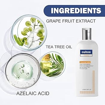 OUHOE Blemish Skin Clarifying Cleansing Lotion Acne Care and Brightening, 50ml